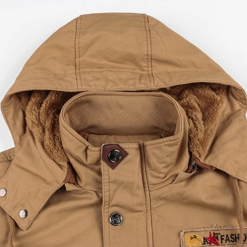 Men's Winter Fleece Inner Jacket Coats Thick Warm Casual Parkas Outwear Jackets Men jaquetas masculina inverno Hooded Overcoat
Men's Winter Fleece Inner Jacket Coats Thick Warm Casual Parkas Outwear Jackets Men jaquetas masculina inverno Hooded Overcoat
