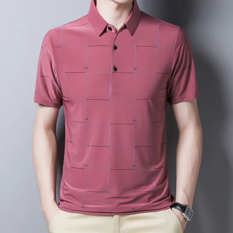 Ymwmhu Plaid Polo Shirt for Men Short Sleeve Fashion Striped Summer Thin Shirt Clothing Men Business Casual Polo Shirt Hipster
Ymwmhu Plaid Polo Shirt for Men Short Sleeve Fashion Striped Summer Thin Shirt Clothing Men Business Casual Polo Shirt Hipster