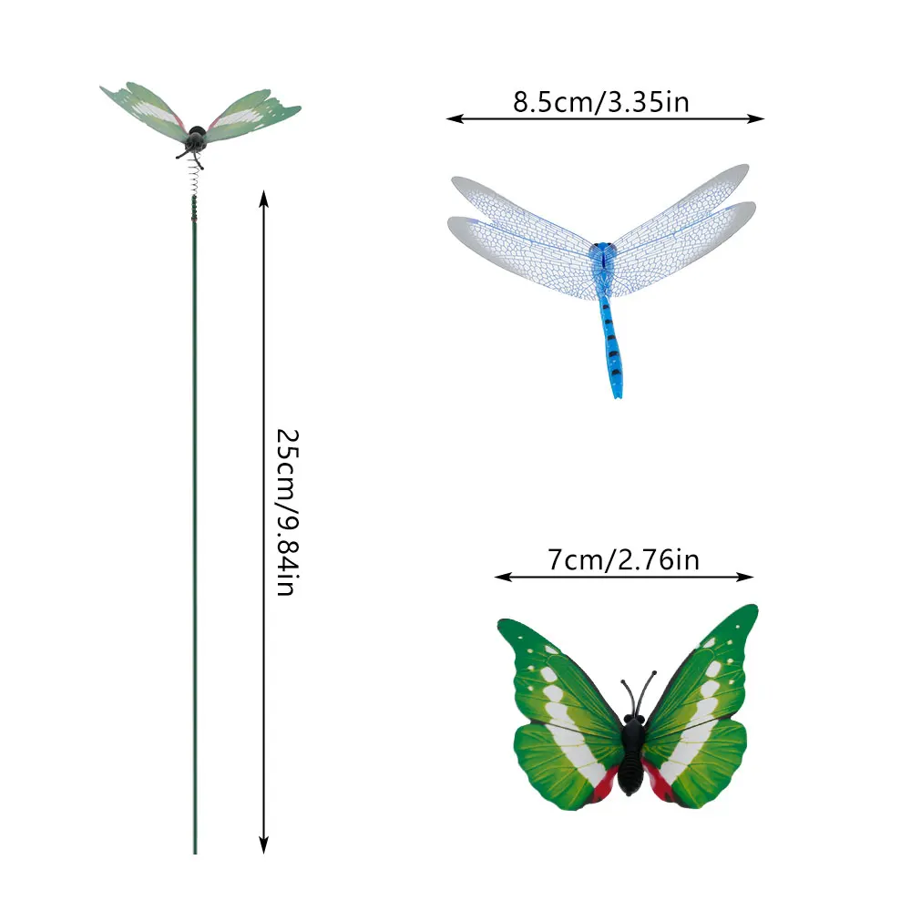 30pcs Butterfly Stakes & 8pcs Dragonfly Stakes Garden Decoration Outdoor Simulation Dragonfly Stakes Yard Plant Lawn Decor Stick
30pcs Butterfly Stakes & 8pcs Dragonfly Stakes Garden Decoration Outdoor Simulation Dragonfly Stakes Yard Plant Lawn Decor Stick