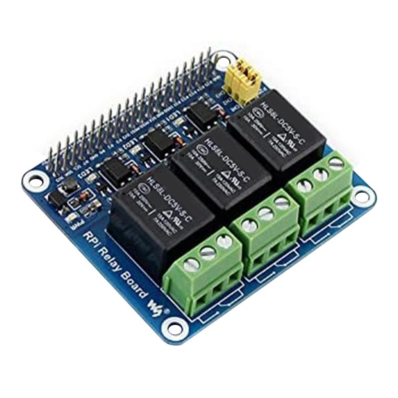 Waveshare 3 Channel Relay Expansion Board Module Optocoupler Isolation Controls Smart Home for Raspberry Pi 4B/3B+/3B 
Waveshare 3 Channel Relay Expansion Board Module Optocoupler Isolation Controls Smart Home for Raspberry Pi 4B/3B+/3B