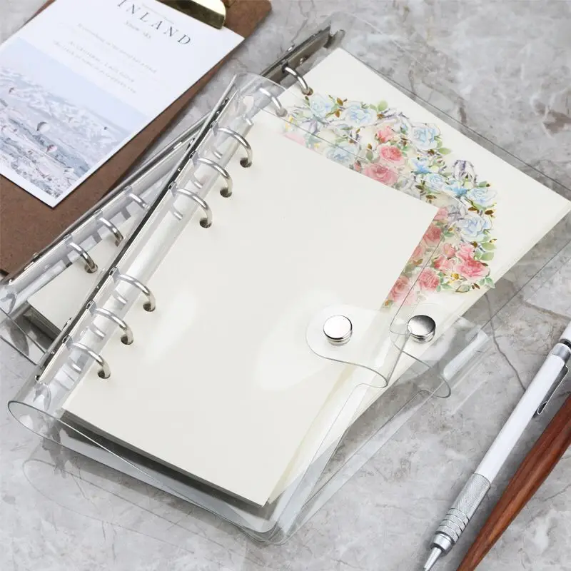 Creative Transparent PVC Binder Binder Small Fresh Mesh Line Plan Notebook Notebook Ledger Book High Grade Sunroof Thickened
Creative Transparent PVC Binder Binder Small Fresh Mesh Line Plan Notebook Notebook Ledger Book High Grade Sunroof Thickened