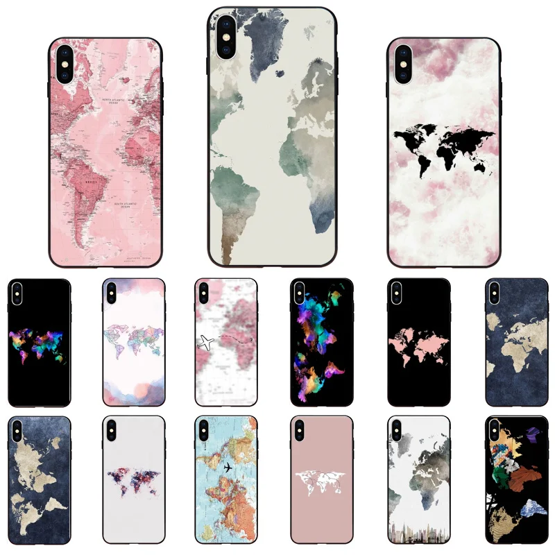 Travel world map Plane plans Phone Case for iphone 13 12 11 Pro Max Case For iPhone XS MAX X XR SE2 8 7 Plus
Travel world map Plane plans Phone Case for iphone 13 12 11 Pro Max Case For iPhone XS MAX X XR SE2 8 7 Plus
