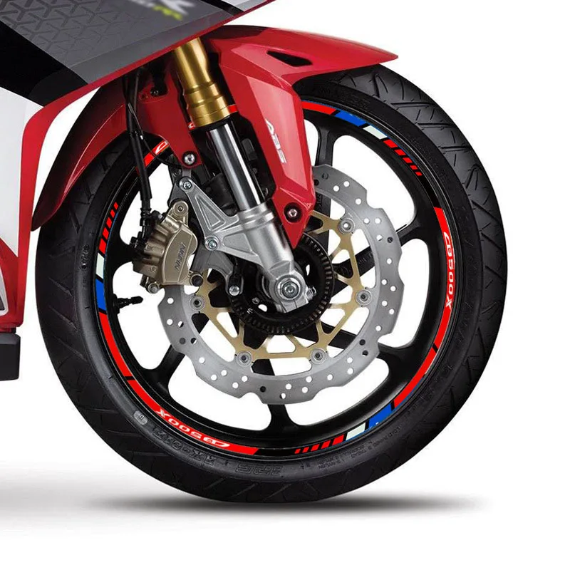 Светоотражающая полоса на обод колеса для мотоцикла Honda CB500X, наклейка на передний и задний обода, полный комплект наклеек
Светоотражающая полоса на обод колеса для мотоцикла Honda CB500X, наклейка на передний и задний обода, полный комплект наклеек