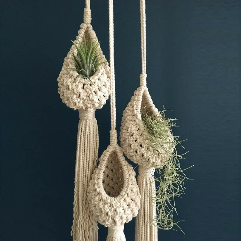 Handmade Macrame Plant Hanger Basket Hanging Planter Rope Flower Pot Holder Home Garden Countyard Decor Hanging Basket
Handmade Macrame Plant Hanger Basket Hanging Planter Rope Flower Pot Holder Home Garden Countyard Decor Hanging Basket