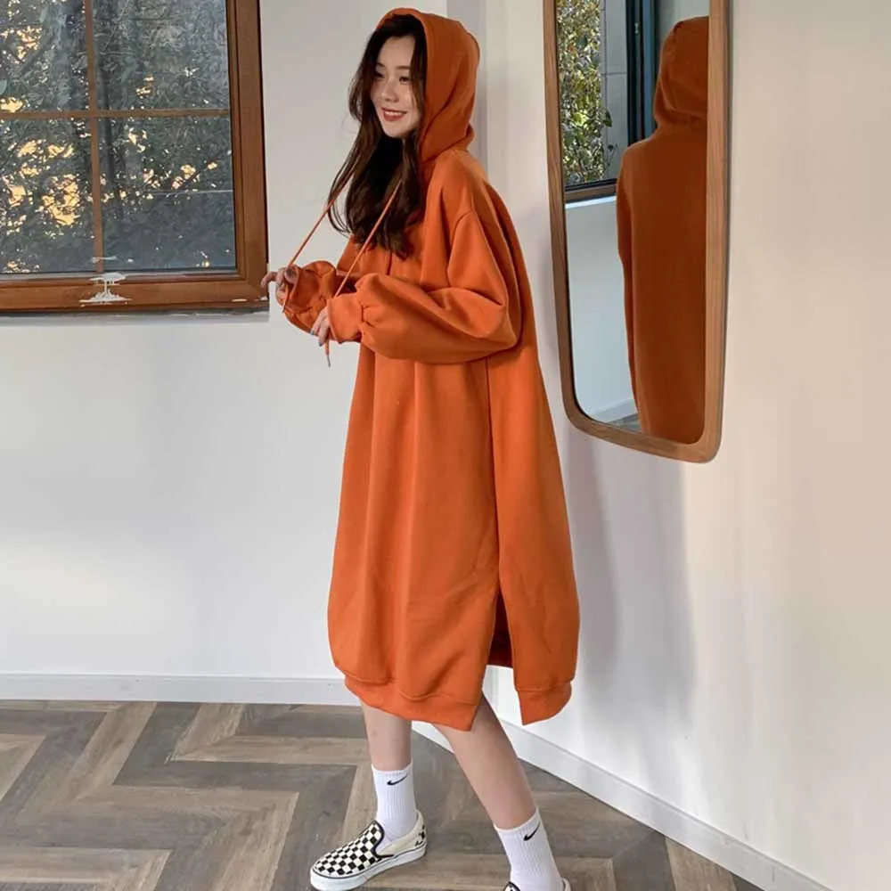 Женское платье-свитшот с капюшоном, осень 2022, повседневное однотонное платье-свитшот с длинным рукавом Вечерние вечернее платье, женские св... 
Женское платье-свитшот с капюшоном, осень 2022, повседневное однотонное платье-свитшот с длинным рукавом Вечерние вечернее платье, женские св...