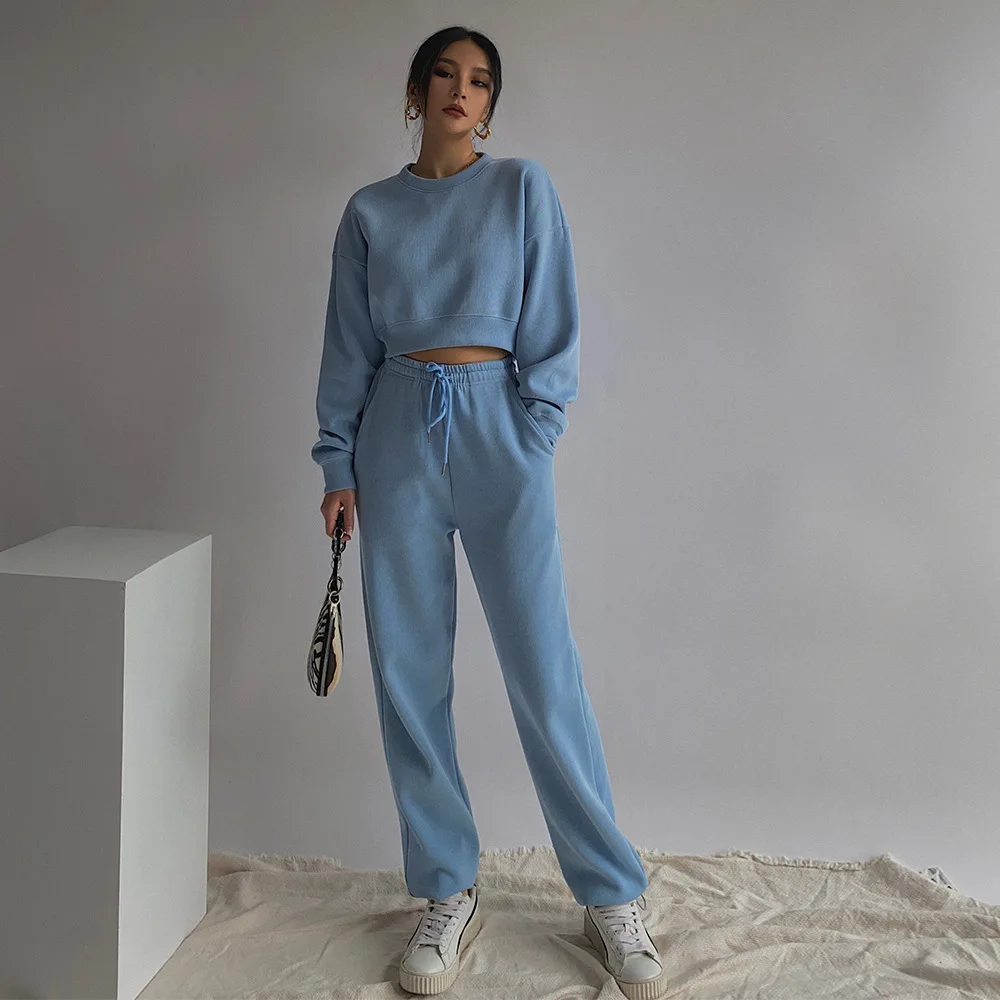 Multicolor Spring Autumn Sweater Trousers Kardashian Two-piece Pants Suit Streetwear Casual Sweatshirt Women's Matching Sets
Multicolor Spring Autumn Sweater Trousers Kardashian Two-piece Pants Suit Streetwear Casual Sweatshirt Women's Matching Sets