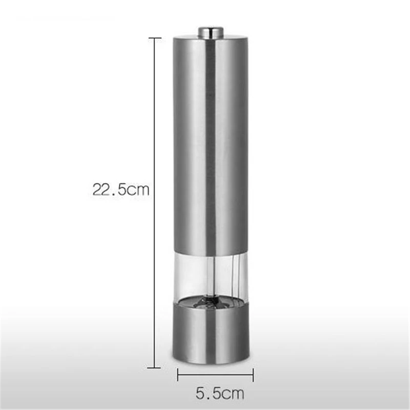 Electric Salt and Pepper Grinder Mill Stainless Steel Pepper Spices Mill Cutter Kitchen Seasoning Tools Accessories for Cooking
Electric Salt and Pepper Grinder Mill Stainless Steel Pepper Spices Mill Cutter Kitchen Seasoning Tools Accessories for Cooking