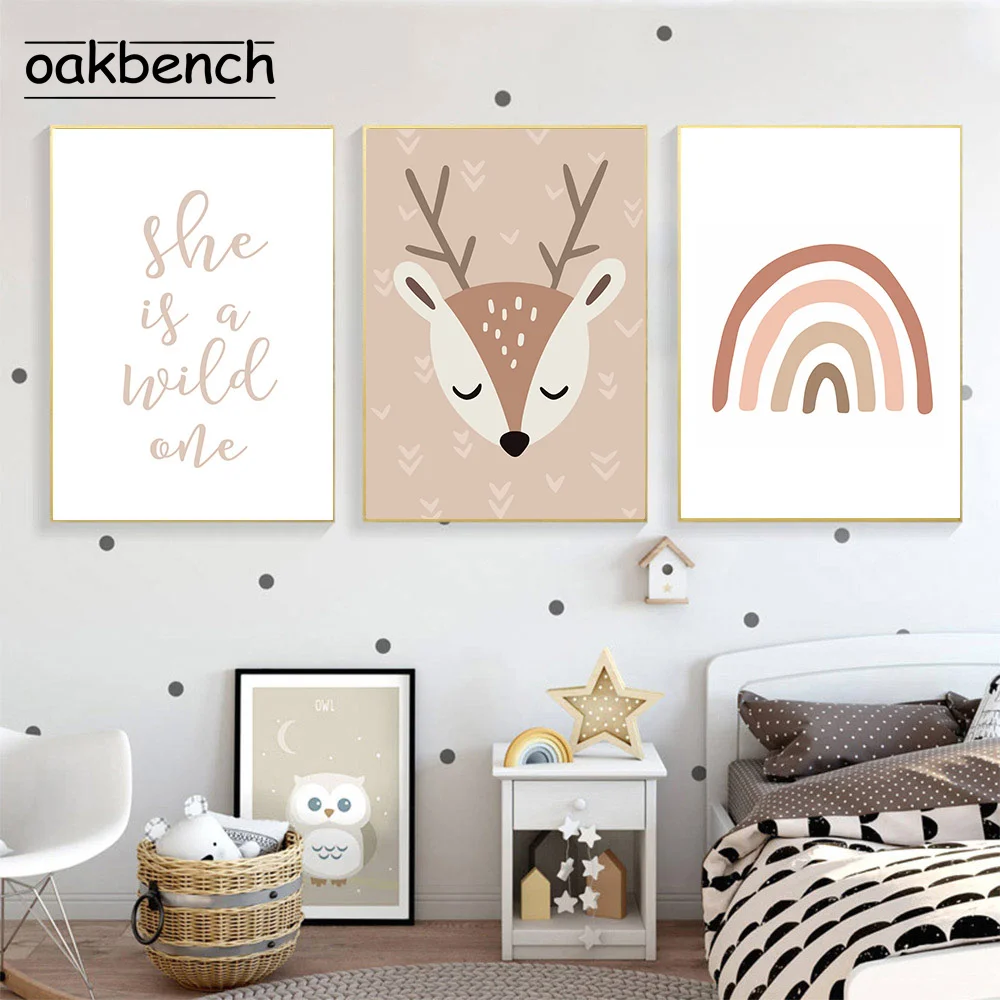 Cartoons Wall Art Poster Rainbow Canvas Painting Nursery Print Elk Posters And Prints Artistic Font Picture Baby Kids Room Decor
Cartoons Wall Art Poster Rainbow Canvas Painting Nursery Print Elk Posters And Prints Artistic Font Picture Baby Kids Room Decor
