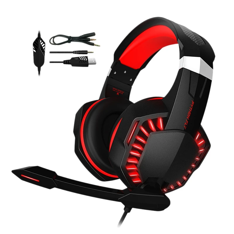 Игровая гарнитура PYTHON FLY Cool Lights 7,1 Bass объемный звук стерео с шумоподавлением микрофоном для ПК PS5 PS4
Игровая гарнитура PYTHON FLY Cool Lights 7,1 Bass объемный звук стерео с шумоподавлением микрофоном для ПК PS5 PS4