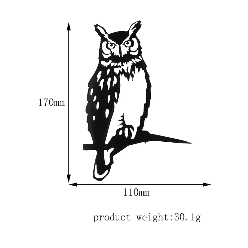 Garden Animal Decoration Stake Metal Art Owl Silhouette Branch Inserting Ornament for Outdoor Tree LBE
Garden Animal Decoration Stake Metal Art Owl Silhouette Branch Inserting Ornament for Outdoor Tree LBE