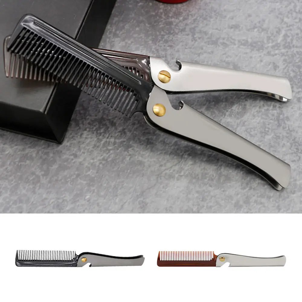 Folding Stainless Steel Combs For Men Oil Head Portable Beard Combs Hair Styling Tool Accessories
Folding Stainless Steel Combs For Men Oil Head Portable Beard Combs Hair Styling Tool Accessories