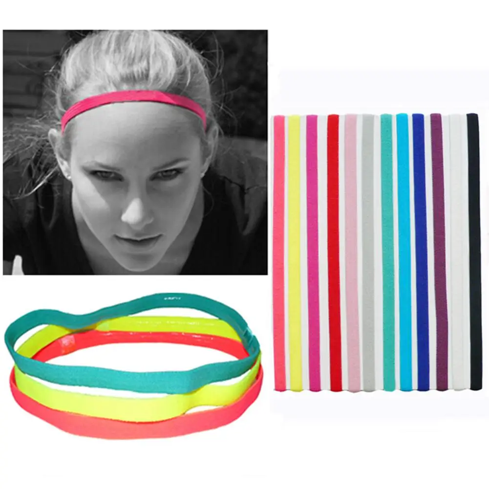 1 Pcs Women Sweatbands Football Yoga Pure Hair Bands Anti-slip Elastic Rubber Thin Sports Headband Men Hair Accessories Headwrap
1 Pcs Women Sweatbands Football Yoga Pure Hair Bands Anti-slip Elastic Rubber Thin Sports Headband Men Hair Accessories Headwrap