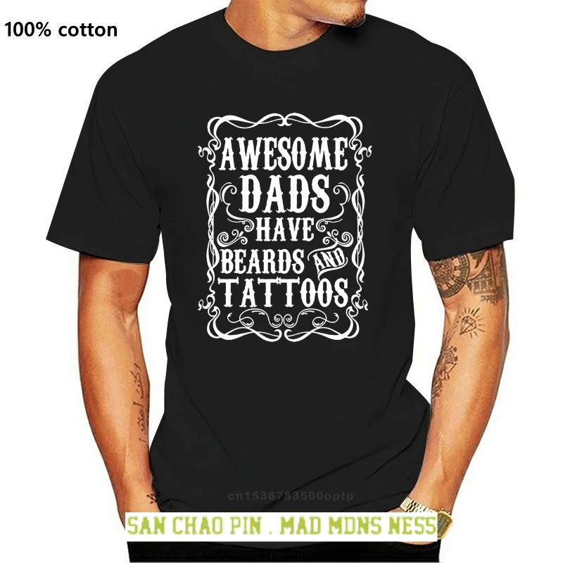 Awesome Dads Have Tattoos And Beards Funny Beard popular Tagless Tee T-Shirtknitted comfortable fabric
Awesome Dads Have Tattoos And Beards Funny Beard popular Tagless Tee T-Shirtknitted comfortable fabric