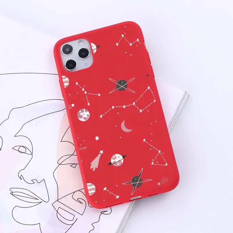 Astronaut Space UFO Stars Phone Case Red Candy Color for iPhone 6 7 8 11 12 s mini pro X XS XR MAX Plus
Astronaut Space UFO Stars Phone Case Red Candy Color for iPhone 6 7 8 11 12 s mini pro X XS XR MAX Plus