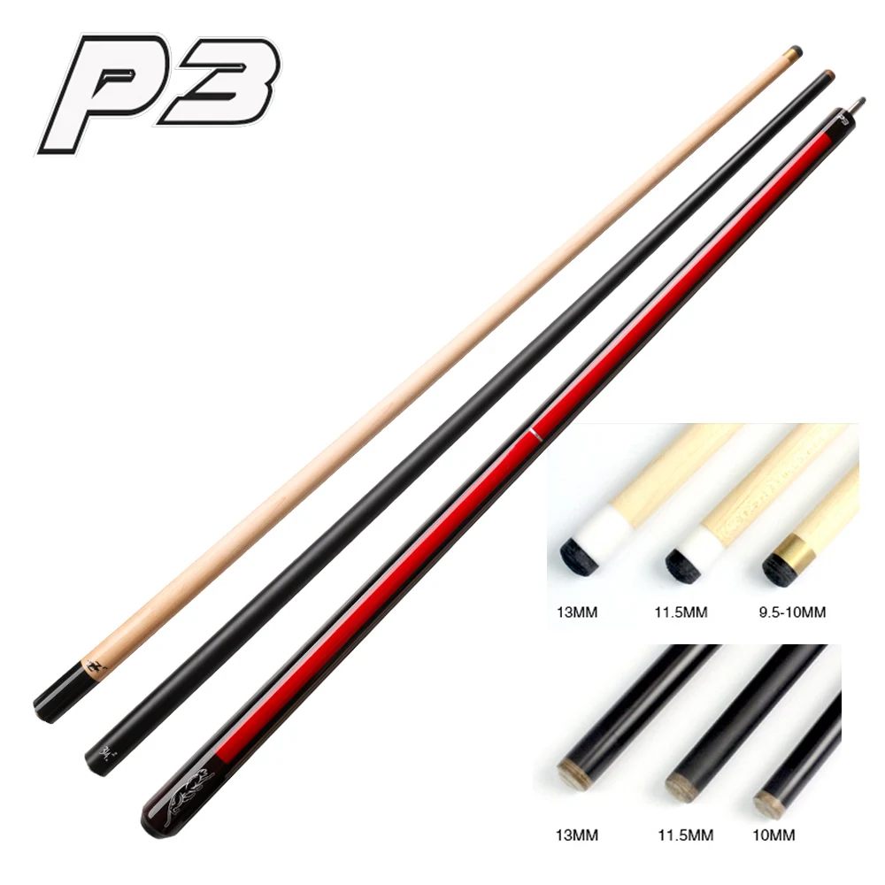 PREOAIDR 3142 P3 Pool Cue Carbon Maple Black Shaft 13/11.5/10mm Tip Billiard Uni-loc Joint Billiard Stick
PREOAIDR 3142 P3 Pool Cue Carbon Maple Black Shaft 13/11.5/10mm Tip Billiard Uni-loc Joint Billiard Stick