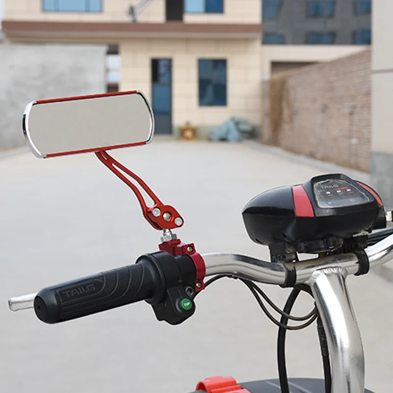 Motorcycle Side Rearview Mirror Aluminum Alloy Electric Vehicle Handlebar Side Red Rearview Mirror Reflector for Motorcycle
Motorcycle Side Rearview Mirror Aluminum Alloy Electric Vehicle Handlebar Side Red Rearview Mirror Reflector for Motorcycle