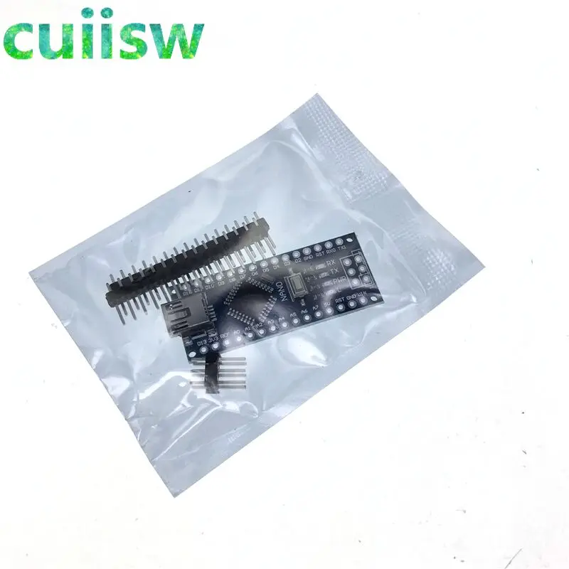 Плата контроллера с мини-USB CH340 Nano 3 0 ATmega328P плата совместимая Arduino CH340C USB-драйвер V3.0