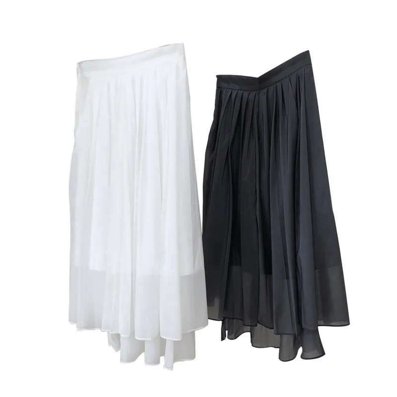LANMREM Women's Black White Folded Skirts High Qualtiy Lightweight Loose Korean Fashion New Bottoms Skirt For Famale New YJ892
LANMREM Women's Black White Folded Skirts High Qualtiy Lightweight Loose Korean Fashion New Bottoms Skirt For Famale New YJ892