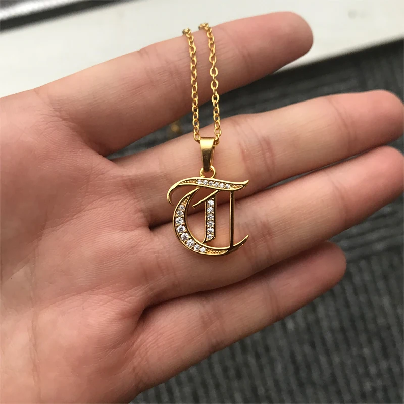 Wholesale Capital Initial Necklace Stainless Steel Chain Jewelry for Women Letter Necklace Pendant Choker Valentine Bijoux Gift
Wholesale Capital Initial Necklace Stainless Steel Chain Jewelry for Women Letter Necklace Pendant Choker Valentine Bijoux Gift