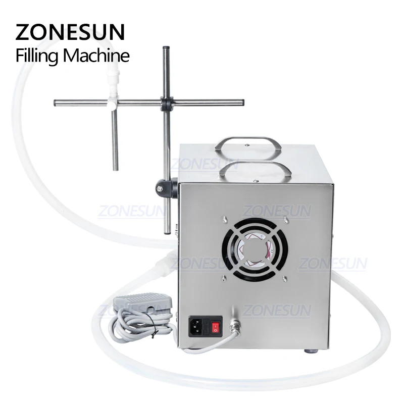 

ZONESUN ZS-GEL80 Semi Automatic Peristaltic Pump Detergent Eye Dropper Gel Juice Thick Liquid Filling Machine