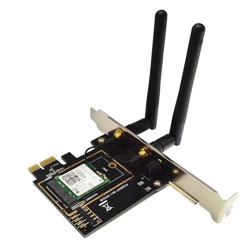 Bluetooth 5.1 PCI-E to NGFF M.2 WIFI Wireless Module to AX200 WIFI6 Wireless Network Card Adapter Converter
Bluetooth 5.1 PCI-E to NGFF M.2 WIFI Wireless Module to AX200 WIFI6 Wireless Network Card Adapter Converter