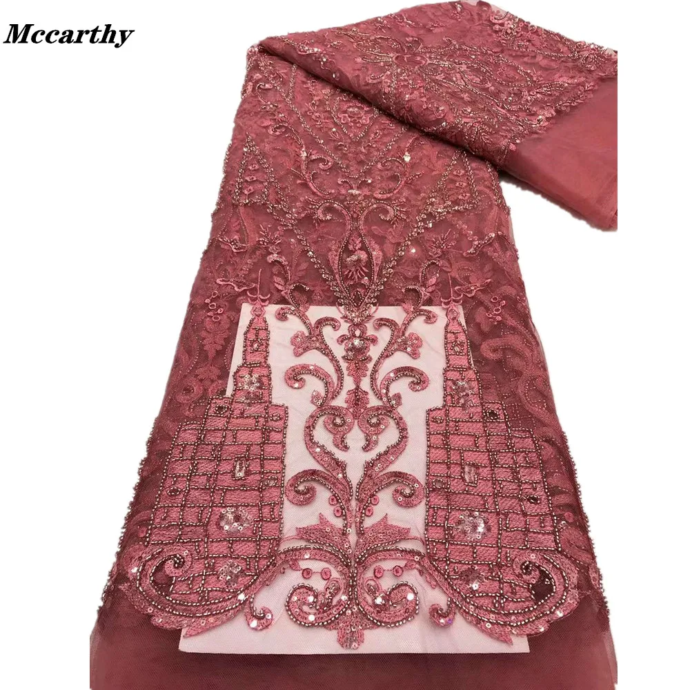 Mccarthy 2021 African Beads French Mesh Fabric with Sequins High Quality Nigerian Red Women Wedding DressTulle Lace
Mccarthy 2021 African Beads French Mesh Fabric with Sequins High Quality Nigerian Red Women Wedding DressTulle Lace