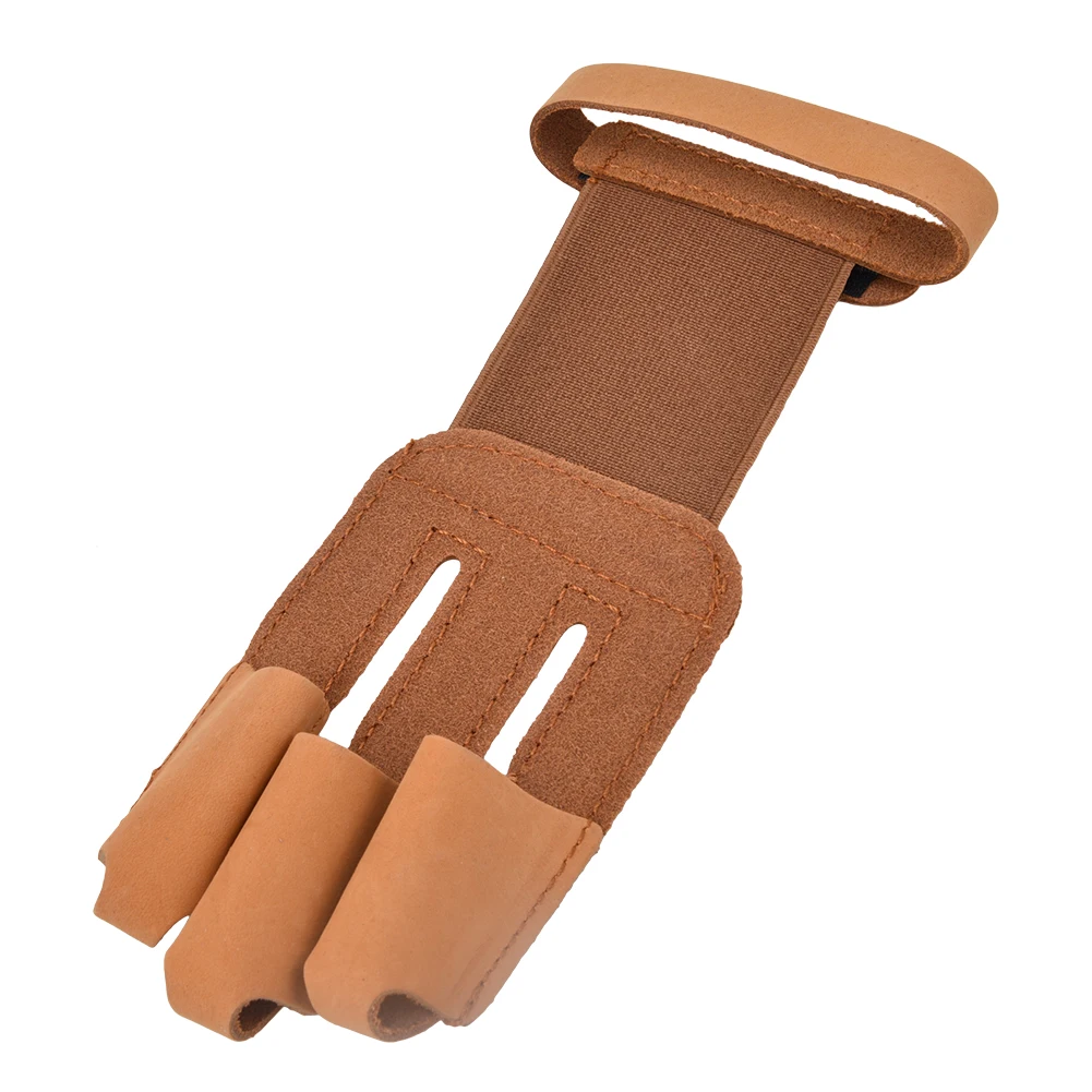 Artificial Cow Leather Archery 3 Finger Guard Protective Glove Finger Tab Protector for Recurve
Artificial Cow Leather Archery 3 Finger Guard Protective Glove Finger Tab Protector for Recurve