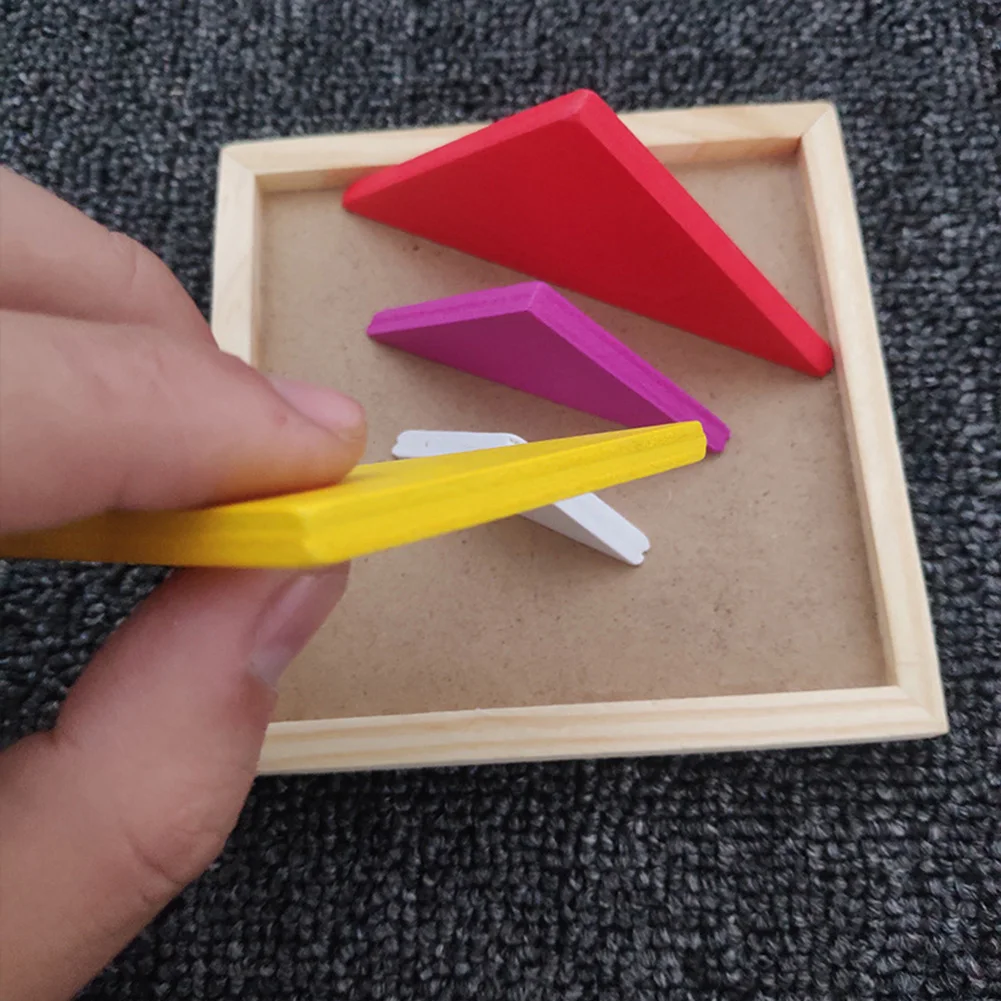 Color Cognition Puzzle Block Tangram Set Kids Game for Intelligence Development Children Educational Montessori Gifts
Color Cognition Puzzle Block Tangram Set Kids Game for Intelligence Development Children Educational Montessori Gifts