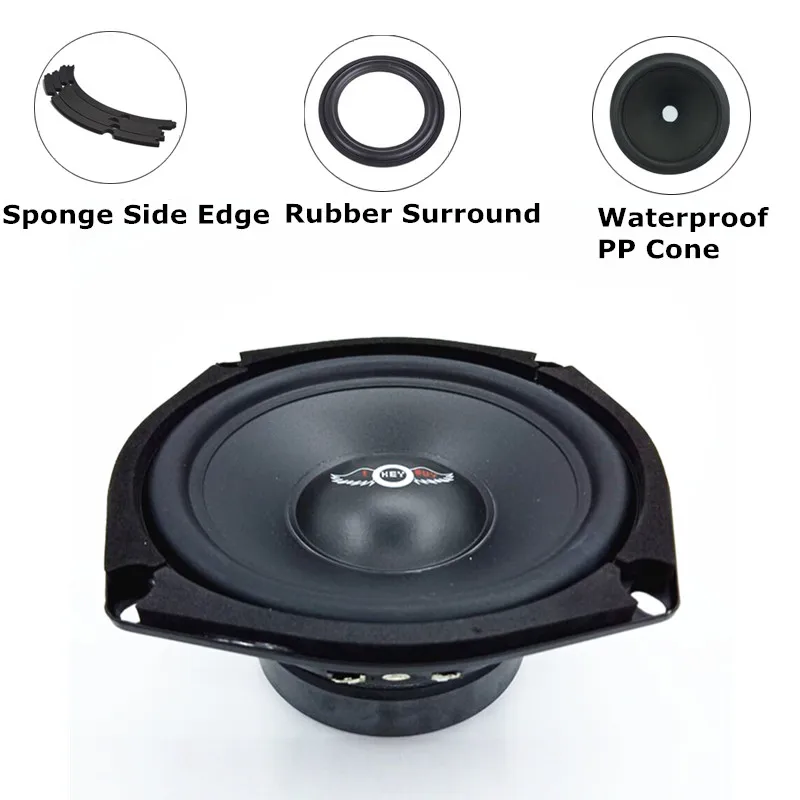 5.25 Inch Car Speaker 8Ohm 150W Alto Speaker Mediant HIFI Rubber Edge Universal Auto Woofer Louderspeakers
5.25 Inch Car Speaker 8Ohm 150W Alto Speaker Mediant HIFI Rubber Edge Universal Auto Woofer Louderspeakers