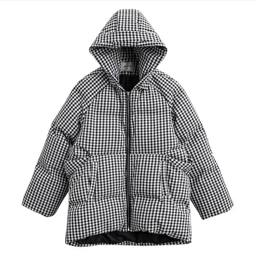 Winter plaid bread style bat sleeved cotton coat female loose oversized thicker warm jacket fluffy cotton jacket F325
Winter plaid bread style bat sleeved cotton coat female loose oversized thicker warm jacket fluffy cotton jacket F325