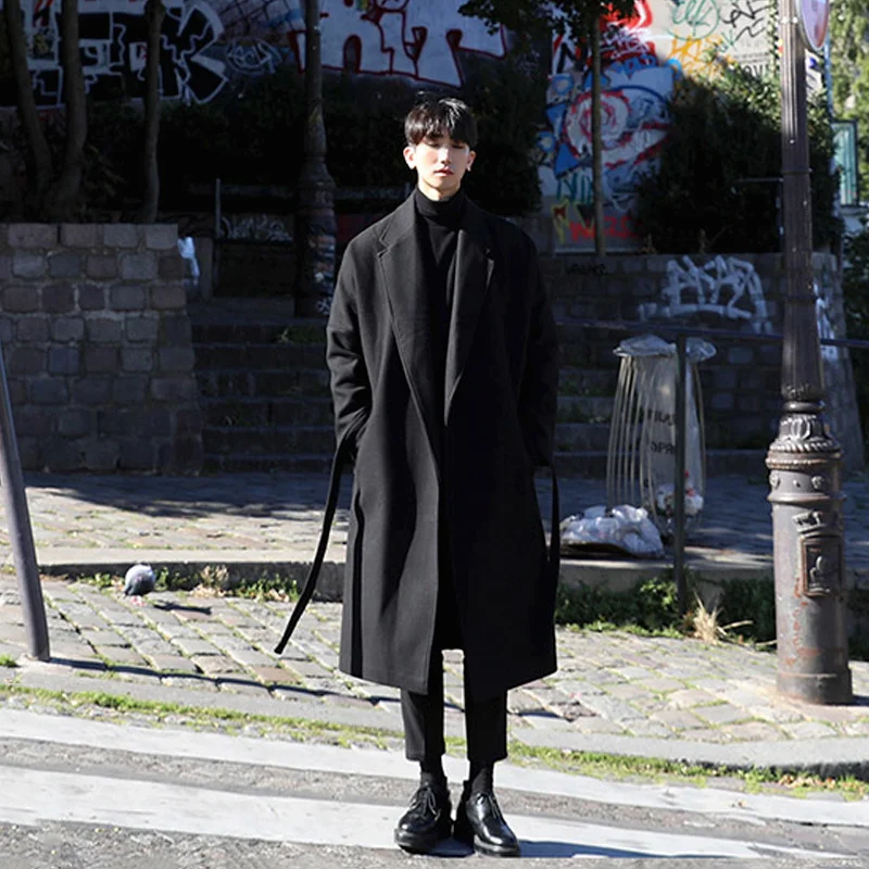 Men's New Winter Long Over-the-knee Woolen Coat Trend Street Clothing Thick Warm Loose Woolen Men's Windbreaker Jacket O256
Men's New Winter Long Over-the-knee Woolen Coat Trend Street Clothing Thick Warm Loose Woolen Men's Windbreaker Jacket O256