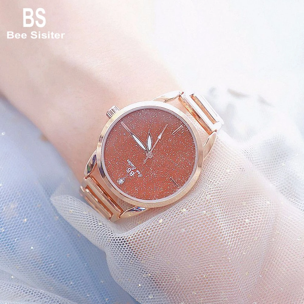 BS Fashion Starry Sky Luxury Simple Rose Gold Alloy Quartz Shock And Water Resistant Daliy Ladies Watches Reloj Mujer 1554
BS Fashion Starry Sky Luxury Simple Rose Gold Alloy Quartz Shock And Water Resistant Daliy Ladies Watches Reloj Mujer 1554