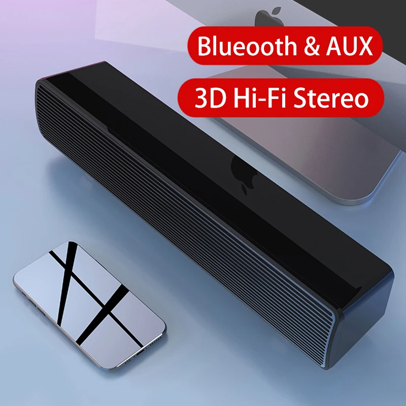 Computer Speakers Detachable Bluetooth Speaker Bar Surround Sound Subwoofer For Computer PC Laptop USB Wired Dual Music Player
Computer Speakers Detachable Bluetooth Speaker Bar Surround Sound Subwoofer For Computer PC Laptop USB Wired Dual Music Player
