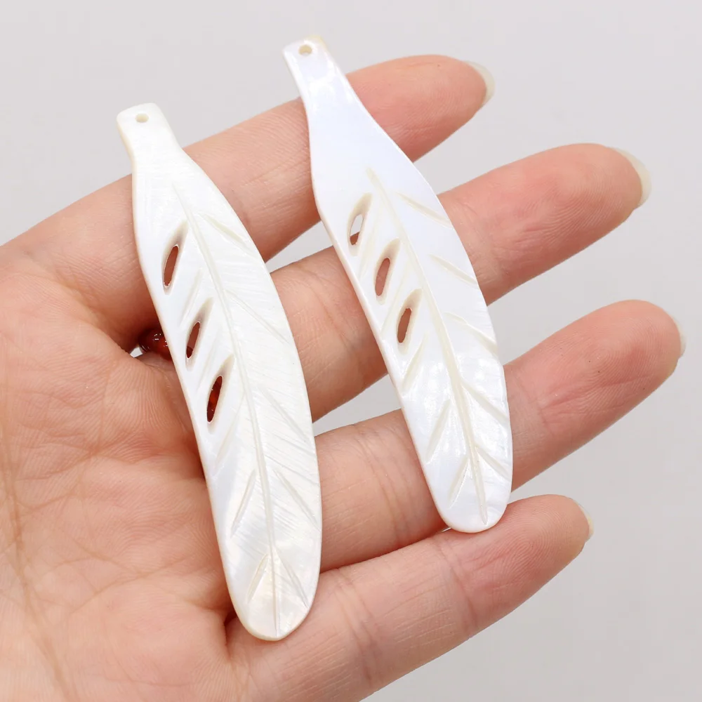 100% Natural Freshwater White Shell Oval Leaf Pendant Beads for Jewelry Making Necklace DIY Bracelet Accessories 2PCS 15x72mm
100% Natural Freshwater White Shell Oval Leaf Pendant Beads for Jewelry Making Necklace DIY Bracelet Accessories 2PCS 15x72mm