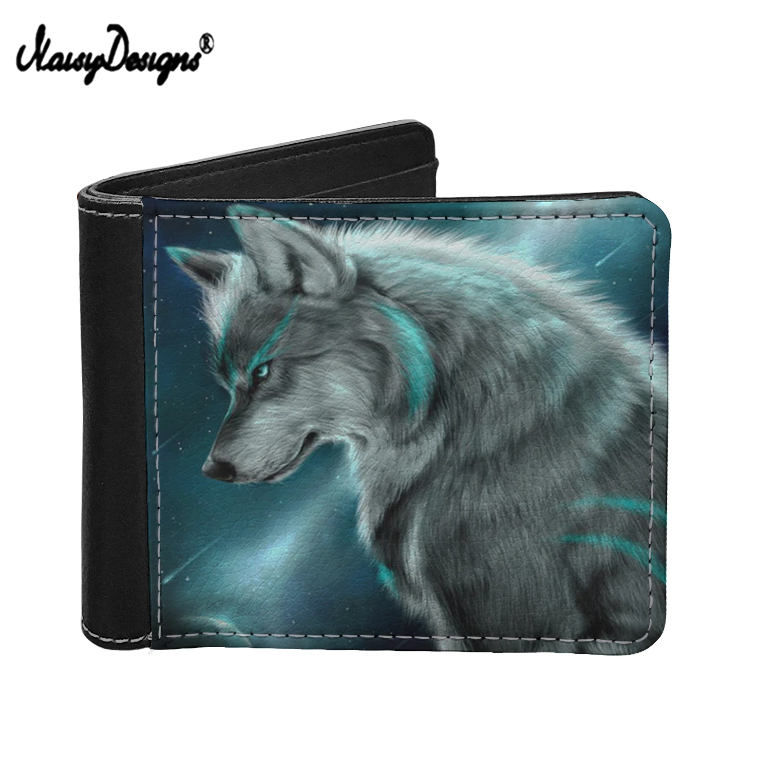 Модные мужские кошельки с 3D рисунком волка, модный короткий кошелек из искусственной кожи, складной повседневный мужской кошелек с держате... 
Модные мужские кошельки с 3D рисунком волка, модный короткий кошелек из искусственной кожи, складной повседневный мужской кошелек с держате...