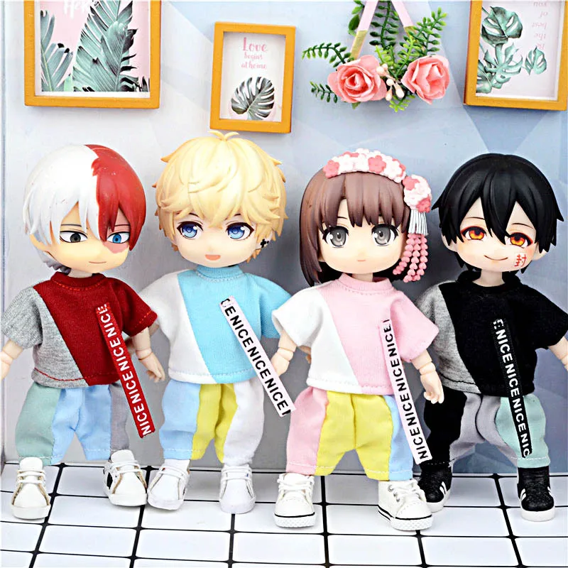ob11 baby clothes obitsu11 clothes bjd clothes stitching T-shirt casual suit GSC molly 1/12 BJD doll accessories for dolls
ob11 baby clothes obitsu11 clothes bjd clothes stitching T-shirt casual suit GSC molly 1/12 BJD doll accessories for dolls
