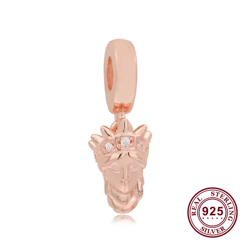 2020 New 925 Sterling Silver Rose Gold New York Statue Of Liberty Pendant Fit Pandora Women Bracelet & Necklace Diy Jewelry
2020 New 925 Sterling Silver Rose Gold New York Statue Of Liberty Pendant Fit Pandora Women Bracelet & Necklace Diy Jewelry