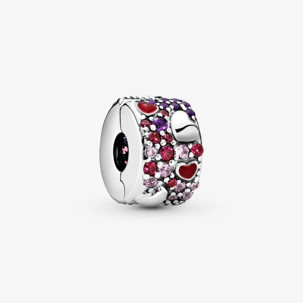 DIY Birthday Gift Asymmetric Heart Pavé paved retaining clip Charm fit Original Pandora Bracelets 100% 925 Sterling Silver
DIY Birthday Gift Asymmetric Heart Pavé paved retaining clip Charm fit Original Pandora Bracelets 100% 925 Sterling Silver