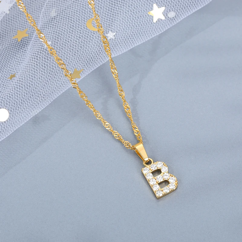 Initials Pendant Chain Necklace Gold Color Rhinestone Letter Choker Alphabet Gothic Necklace for women Jewelry Gifts
Initials Pendant Chain Necklace Gold Color Rhinestone Letter Choker Alphabet Gothic Necklace for women Jewelry Gifts