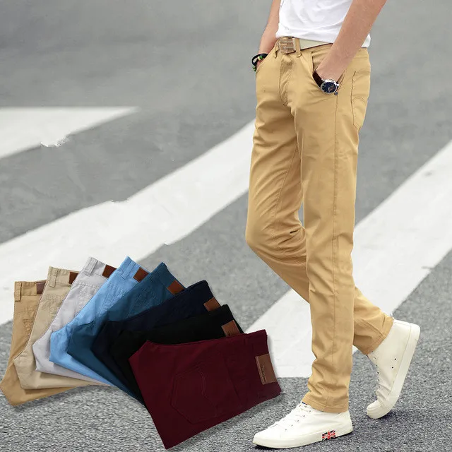 Spring Autumn New Casual Pants Men Cotton Slim Fit Chinos Fashion Trousers Male Brand Clothing 9 Colors Plus Size
Spring Autumn New Casual Pants Men Cotton Slim Fit Chinos Fashion Trousers Male Brand Clothing 9 Colors Plus Size