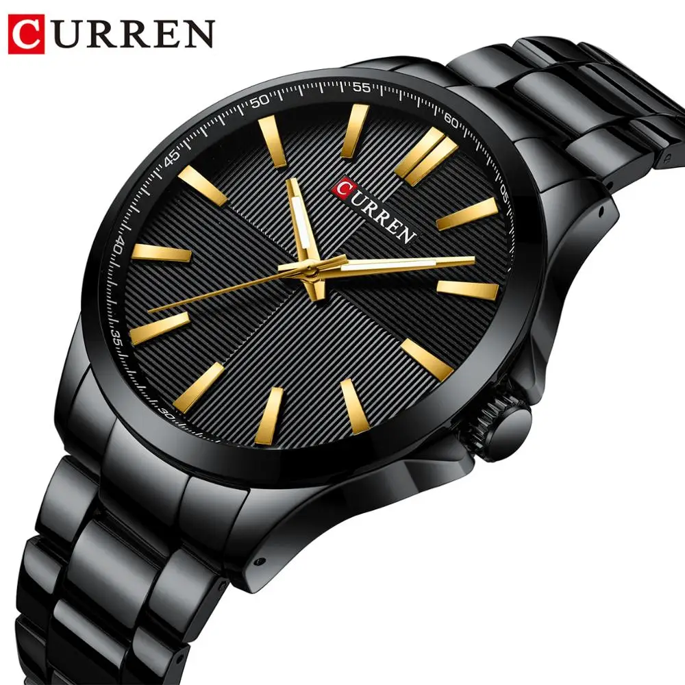 CURREN Black Men Business Watches Stainless Steel Waterproof Sport Clock Reloj Dorado Hombre Male Watch
CURREN Black Men Business Watches Stainless Steel Waterproof Sport Clock Reloj Dorado Hombre Male Watch