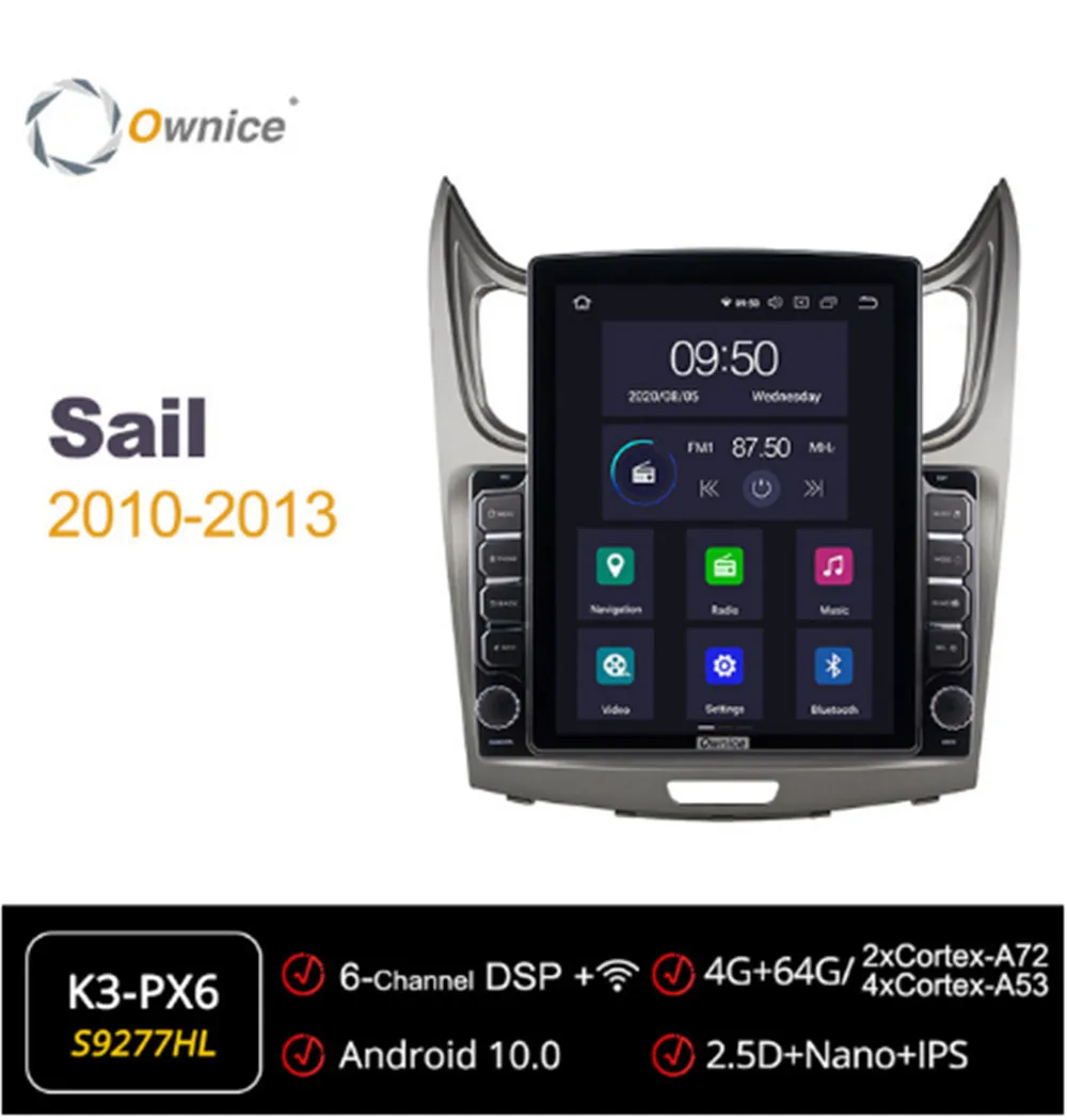 Ownice Octa 8 Core Android 10.0 Car Radio forChevrolet Sail 2010 2011 2012 2013 GPS Multimedia Stereo PlayerTesla Style 4G LTE
Ownice Octa 8 Core Android 10.0 Car Radio forChevrolet Sail 2010 2011 2012 2013 GPS Multimedia Stereo PlayerTesla Style 4G LTE