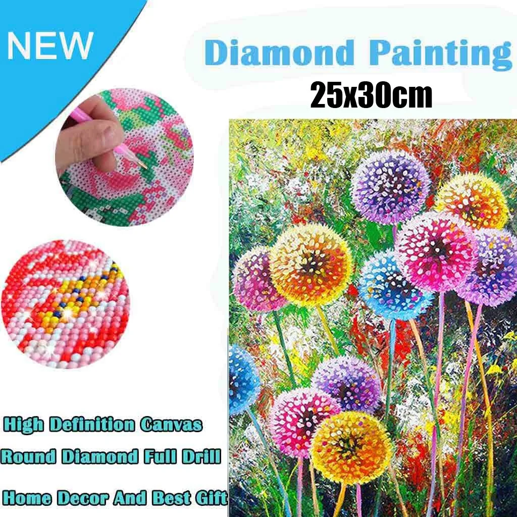 

DIY Diamond Painting Landscape Spring 5D Embroidery Paintings Rhinestone Pasted Manual Home Decor Gift 25X30CM 4.28