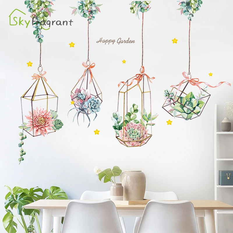 Creative Hanging Basket Wall Sticker Living Room Restaurant Warm Stickers Self-adhesive Room Decoration Wall Decor For Home
Creative Hanging Basket Wall Sticker Living Room Restaurant Warm Stickers Self-adhesive Room Decoration Wall Decor For Home