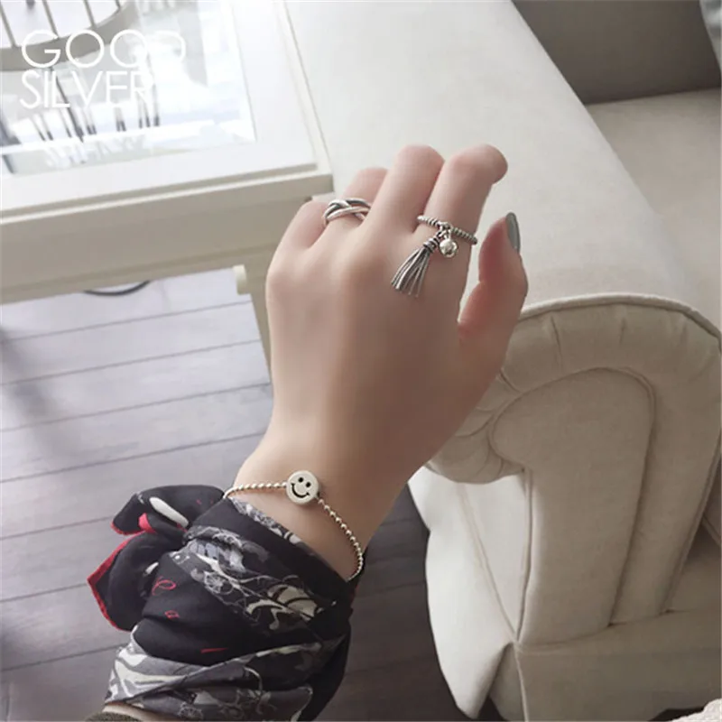 RUIYI Real 925 Sterling Silver Women Stylish Exquisite Smile Face Bracelets Girls Cute Beads Chain Smiling Face Niche Bracelets
RUIYI Real 925 Sterling Silver Women Stylish Exquisite Smile Face Bracelets Girls Cute Beads Chain Smiling Face Niche Bracelets