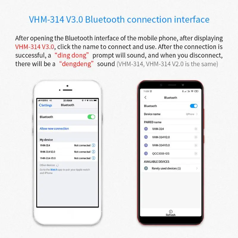VHM-314 V3.0 MP3 Bluetooth Receiver Board Audio Receiving Decoder Board Module with IR Remote Control U1JE
VHM-314 V3.0 MP3 Bluetooth Receiver Board Audio Receiving Decoder Board Module with IR Remote Control U1JE