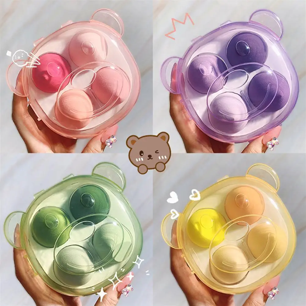 4 PCS Bear Pattern, Makeup Sponge, Makeup Puff, Blender, Wet And Dry, Super Soft, Beautiful Cosmetic Tool
4 PCS Bear Pattern, Makeup Sponge, Makeup Puff, Blender, Wet And Dry, Super Soft, Beautiful Cosmetic Tool