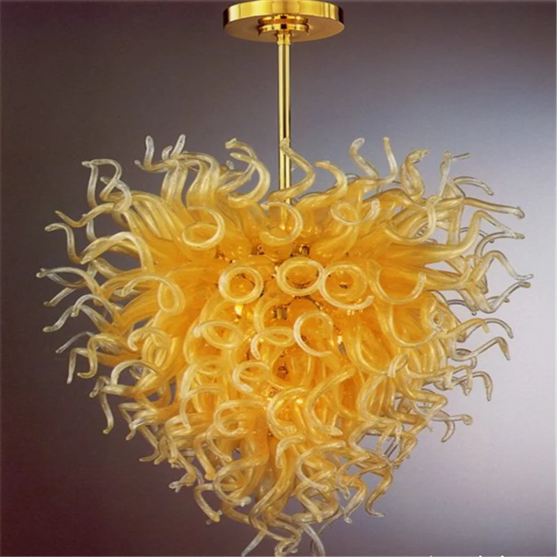 Hand-blown Glass Crystal Chandelier Gold W75xH85CM LED Art Pendant Light Indoor Lustre Living Room Decoration
Hand-blown Glass Crystal Chandelier Gold W75xH85CM LED Art Pendant Light Indoor Lustre Living Room Decoration