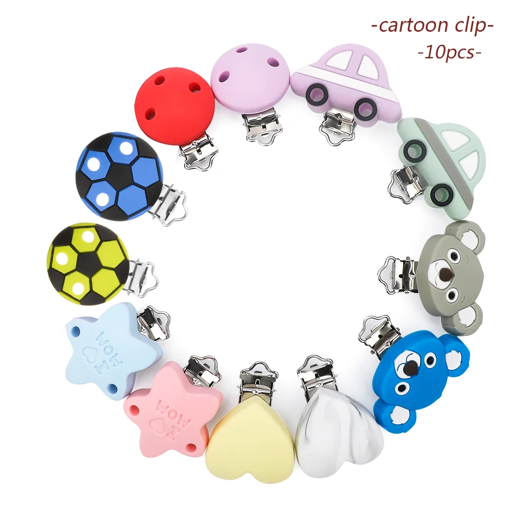 TYRY.HU 10ocs Koala Silicone Pacifier Clips Holder Silicone Dummy Chain Accessories Bpa Free Baby Teething Necklace DIY
TYRY.HU 10ocs Koala Silicone Pacifier Clips Holder Silicone Dummy Chain Accessories Bpa Free Baby Teething Necklace DIY