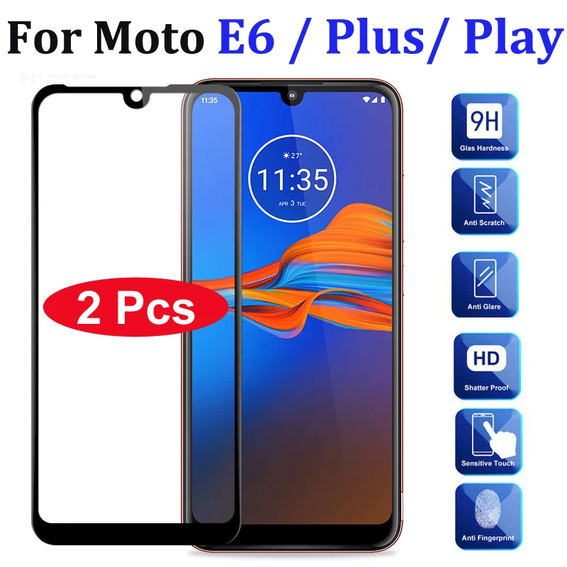 2Pcs/Lot Tempered Glass For Motorola E6 Full Cover Screen Protector For Moto E6 Plus Protective Film on For Moto E6 Play
2Pcs/Lot Tempered Glass For Motorola E6 Full Cover Screen Protector For Moto E6 Plus Protective Film on For Moto E6 Play